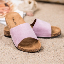 Nio Nio Pantoufles Classiques Sur La Plateforme rose 2