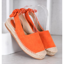 Nio Nio Espadrilles Au Talon Découvert orange 1