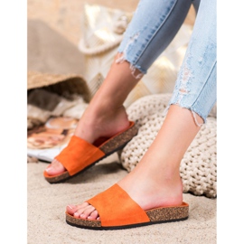Renda Pantoufles Orange 1 Renda Pantoufles Orange 1