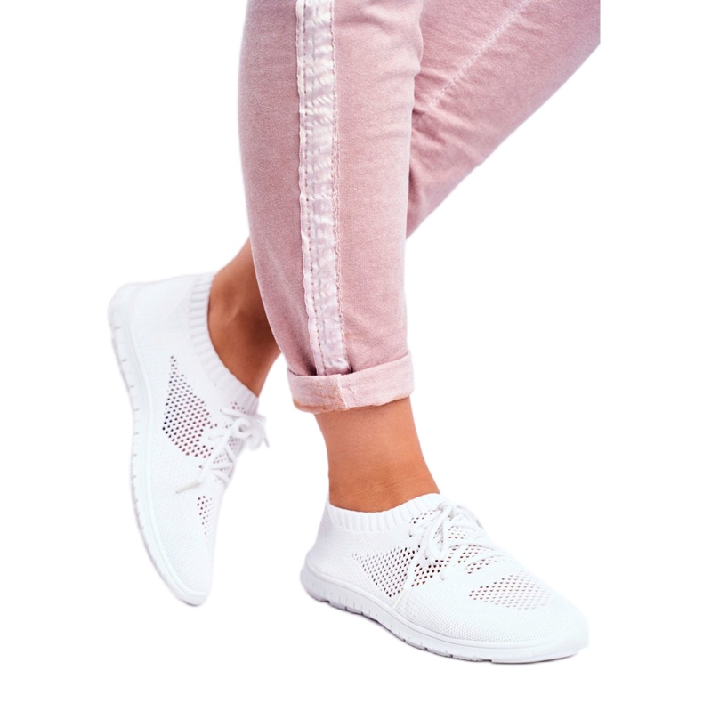 EVE Chaussures de sport pour femmes, souples blanches Jenny 1 EVE Chaussures de sport pour femmes, souples blanches Jenny 1