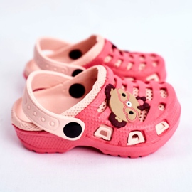 Giolan Chaussons Enfant Foam Crocs Red Sweet Teddy rouge multicolore 2