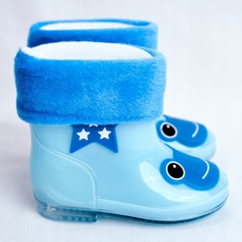 Galoches en caoutchouc pour enfants Blue Frog bleu 2