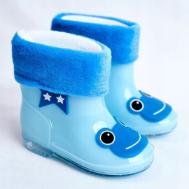 Galoches en caoutchouc pour enfants Blue Frog bleu 1