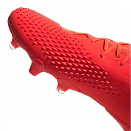 Chaussures de foot Adidas Predator 20.1 Low Fg M FV3548 multicolore rouge 2