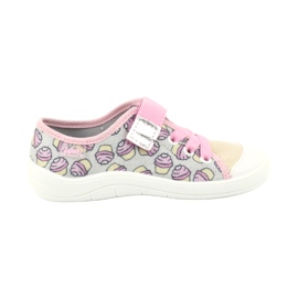 Chaussures enfant Befado 251X146 rose gris jaune 1 Chaussures enfant Befado 251X146 rose gris jaune 1