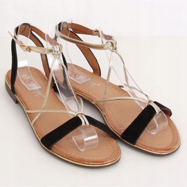 Sandales femme noires JH125P Noir 1