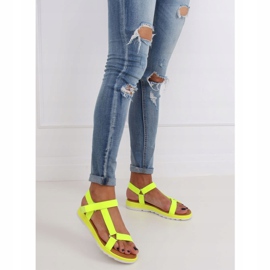 Sandales pour femmes jaunes WS9027 Jaune 2