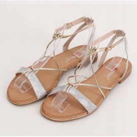 Sandales femme argent JH123P Argent gris 1