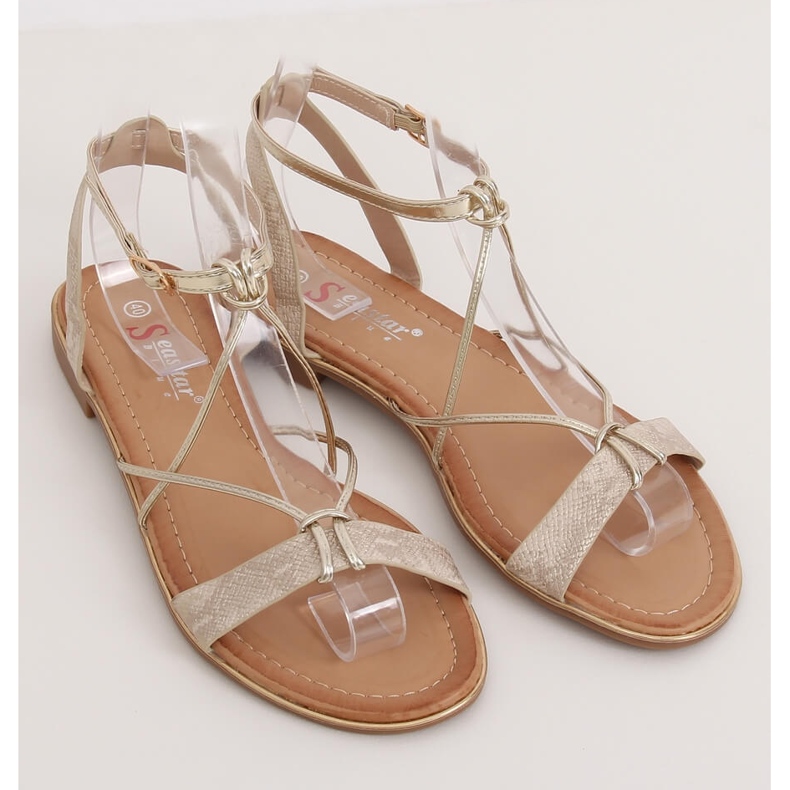 Sandales femme dorées JH123P Or 1