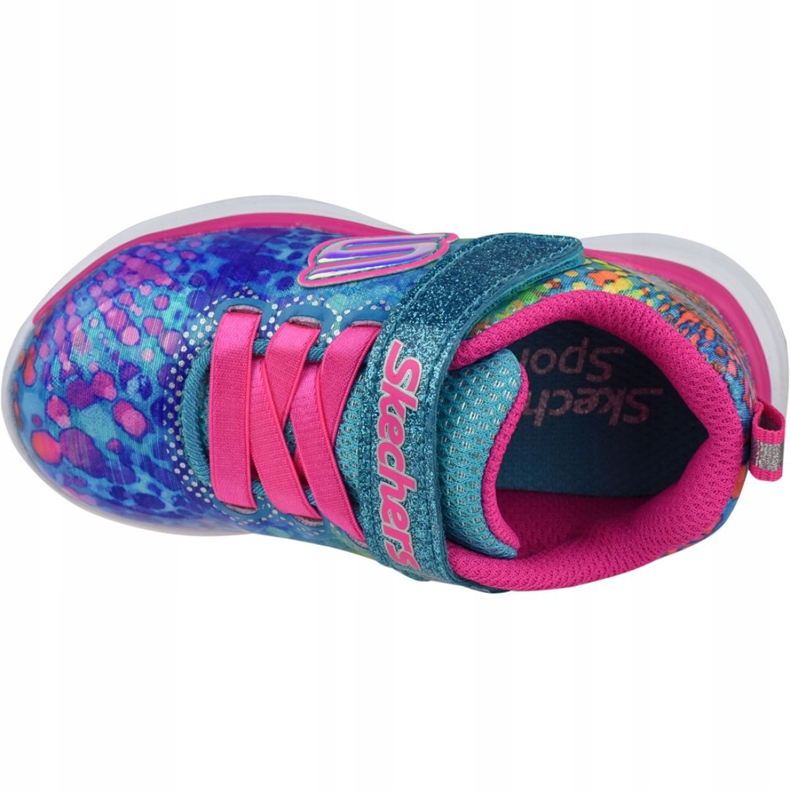 Skechers Wavy-Lites Jr 81385N-MLT multicolore vert 2