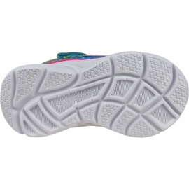 Skechers Wavy-Lites Jr 81385N-MLT multicolore vert 3