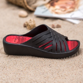 Bona Pantoufles légères et confortables noir 2