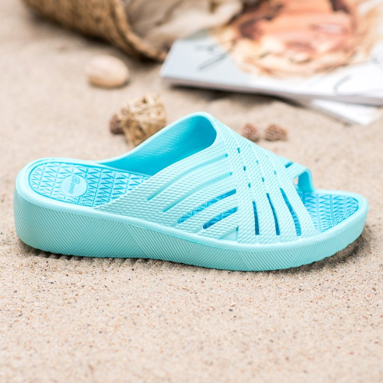 Bona Pantoufles légères et confortables bleu 2