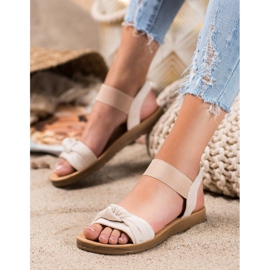 SHELOVET Sandales à enfiler brun 1