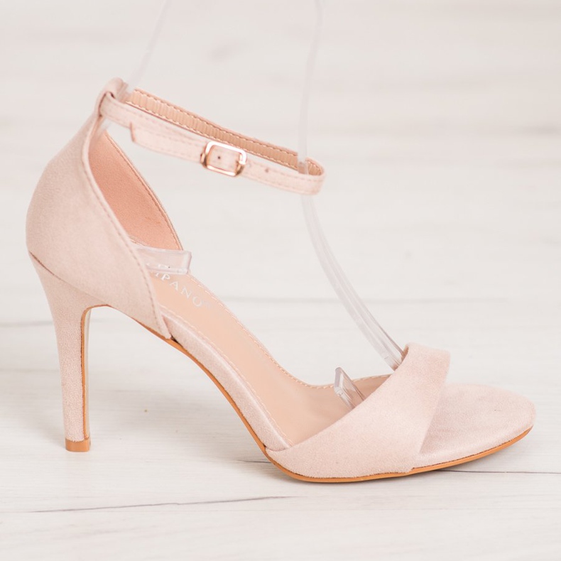 SHELOVET Escarpins classiques en daim brun 2