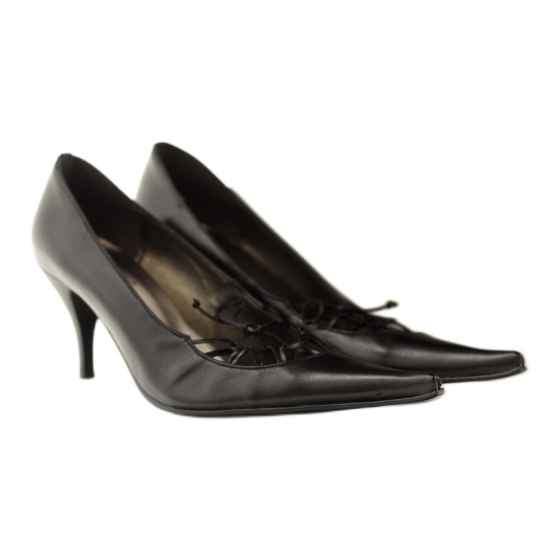 Escarpins en cuir Sagan 868 noir le noir 5