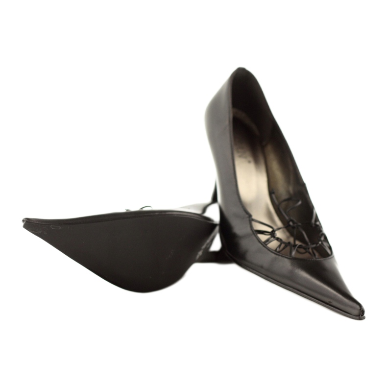 Escarpins en cuir Sagan 868 noir le noir 4