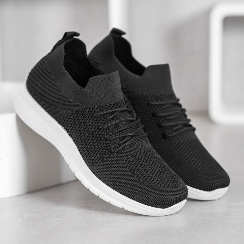 SHELOVET Chaussures de sport basses noir 1