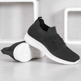 SHELOVET Chaussures de sport basses noir 2