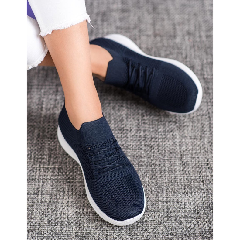 SHELOVET Chaussures de sport basses bleu marine 1