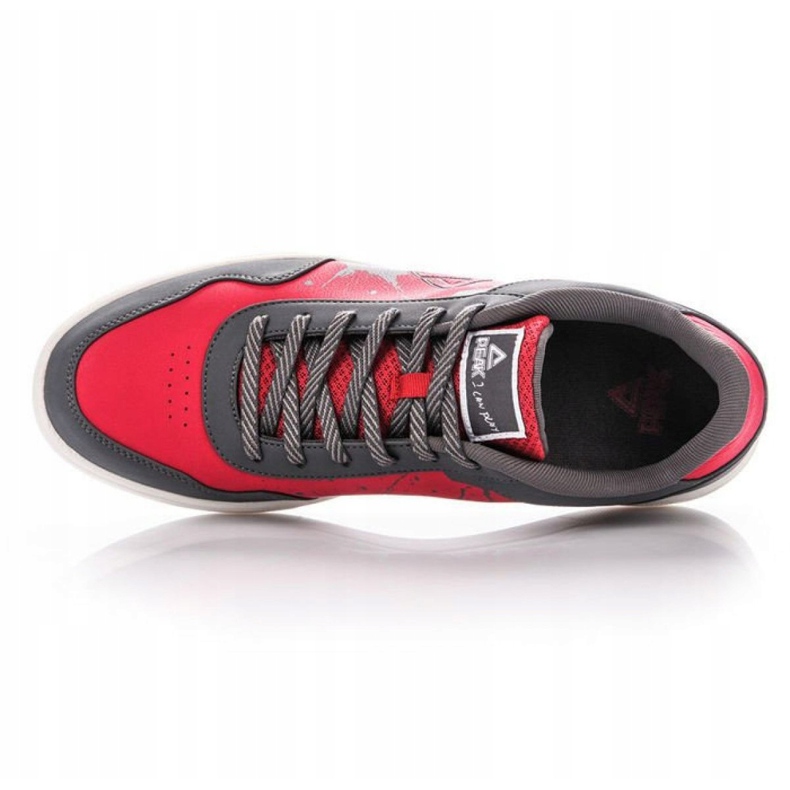 Peak E43063B M 61473-61476 chaussures rouge gris 2 Peak E43063B M 61473-61476 chaussures rouge gris 2