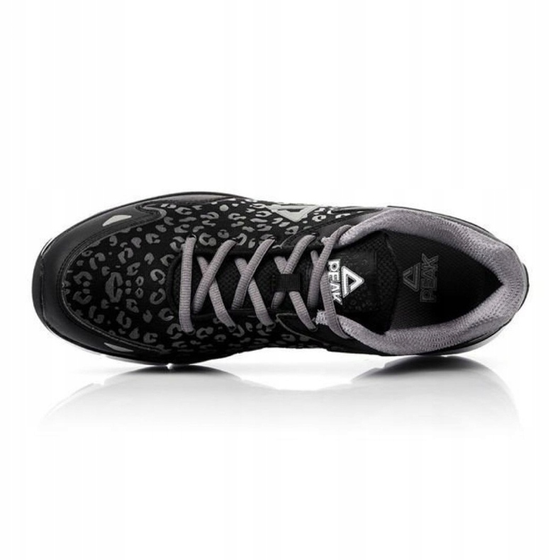 Chaussures de course Peak E44217H M 62460-62465 noir gris 2