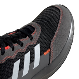 Chaussures de course adidas RapidaRun Elite Jr EG6911 le noir gris 1