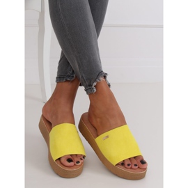 Chaussons jaunes pour femmes jaunes G-576 Jaune 2