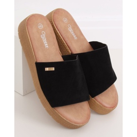 Chaussons noirs pour femmes G-576 Noir 1