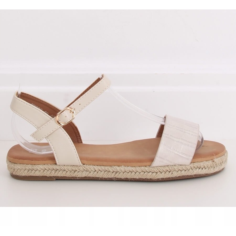 Sandales espadrilles WH939 Beige 2