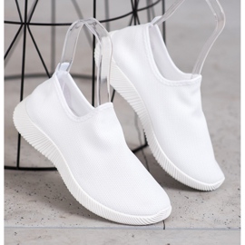 SHELOVET Chaussures de sport à enfiler blanche 1 SHELOVET Chaussures de sport à enfiler blanche 1