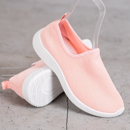 SHELOVET Chaussures de sport à enfiler orange 2