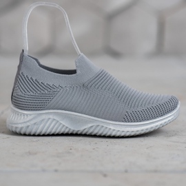 Super Mode Chaussures de sport grises 2