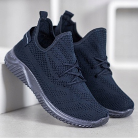 Super Mode Baskets ajourées bleu marine 1