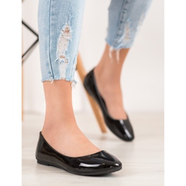 Comer Ballerines laquées noir 1