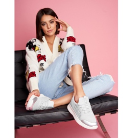 Chaussures de sport pour femmes Big Star Blanc FF274A410 gris 1