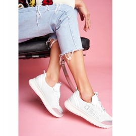 Chaussures de sport pour femmes Big Star Blanc FF274A410 blanche gris 2