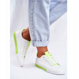 PS1 Baskets Ville Vertes Classiques pour Femmes blanche 2