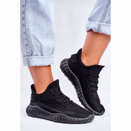 Chaussures de sport pour femmes, légères et aérées, lumière noire 2