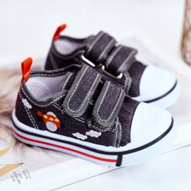 PL1 Baskets Enfant Gris Nimalo Velcro 2 PL1 Baskets Enfant Gris Nimalo Velcro 2