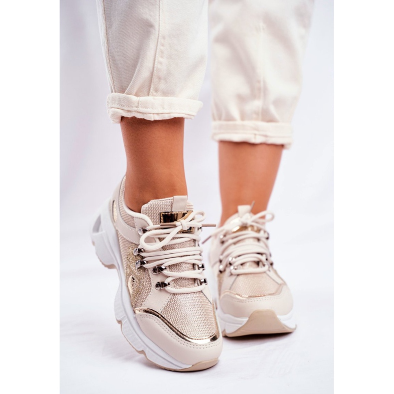 SEA Chaussures de sport Beijing dorées pour femmes 2