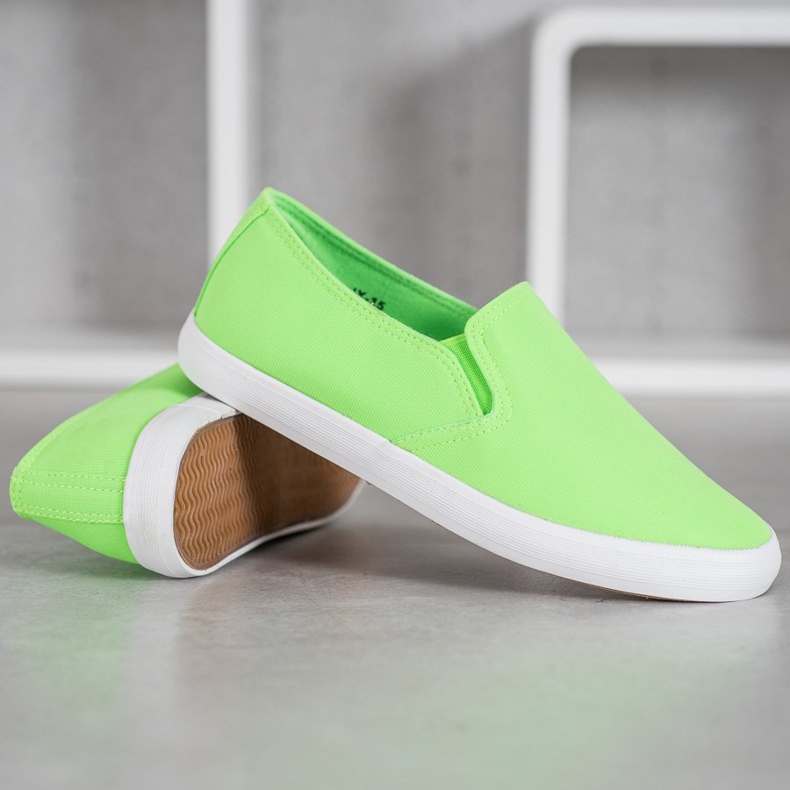 Bona Slipons Classiques vert 2