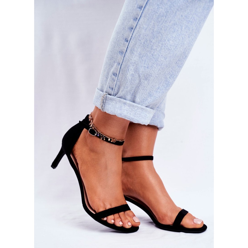 SEA Sandales Classiques Pour Femmes À Talons Hauts Noir Mintore le noir 1