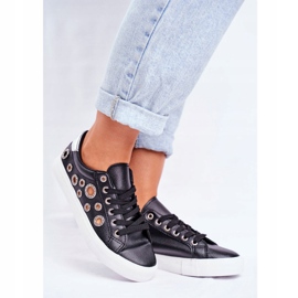 PS1 Sneakers Femme Avec Trous et Oxyde De Zirconium Noir Roxas le noir gris 1