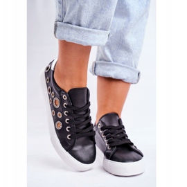 PS1 Sneakers Femme Avec Trous et Oxyde De Zirconium Noir Roxas gris 2