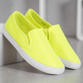 Bona Slipons Classiques jaune 3