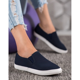 Bona Slipons Classiques bleu 4
