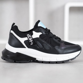 Weide Baskets de sport blanc noir 2