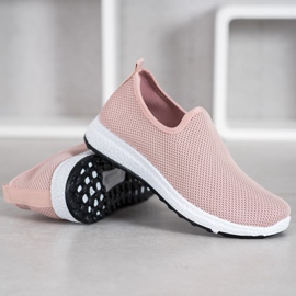 SHELOVET Chaussures à enfiler roses 2