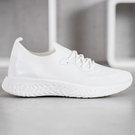 SHELOVET Chaussures de sport décontractées blanche 2